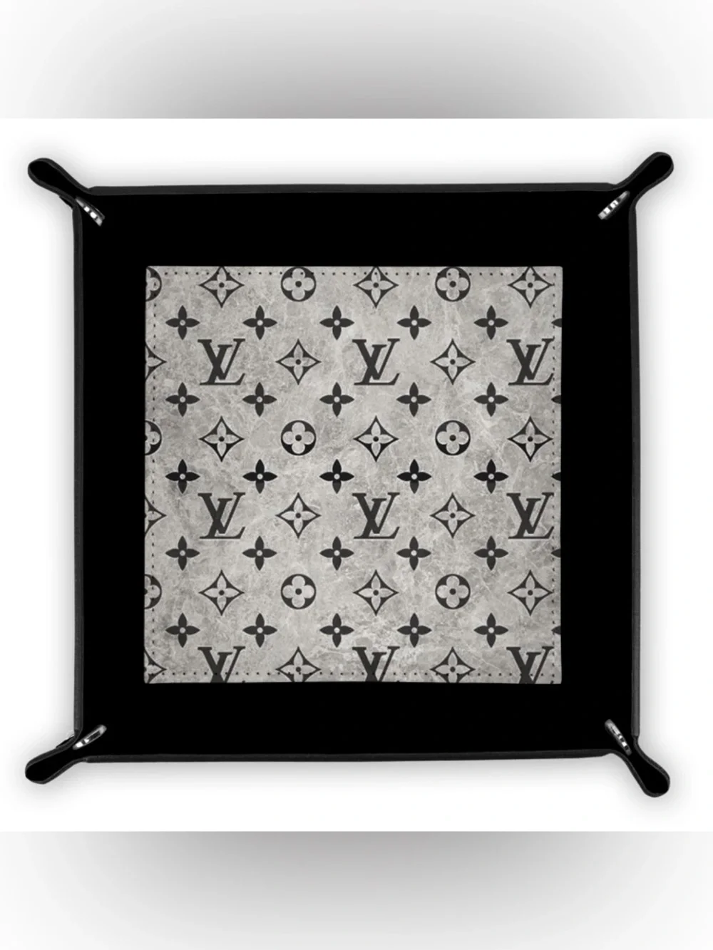 HANDMADE FASHION Foldable PU Leather Accessory Tray